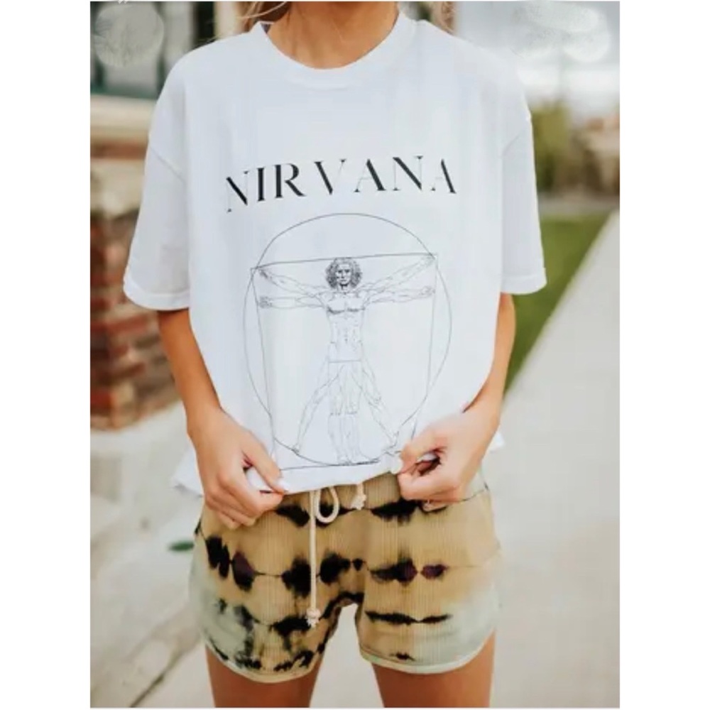 NWT! NIRVANA White Tee